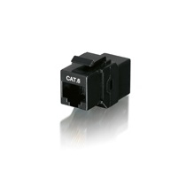 equip equip Keystone RJ45 Verbindungsstecker Cat.6 schwarz (8 Stück)