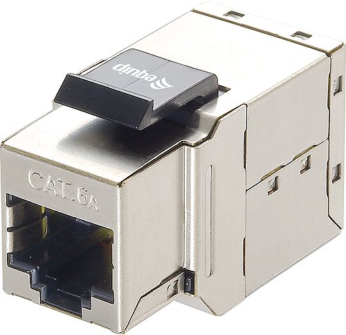 Equip Keystone Verbinder RJ45 - Cat6A - geschirmt - 1 Set = 8 Stück im Polybeutel(125596)