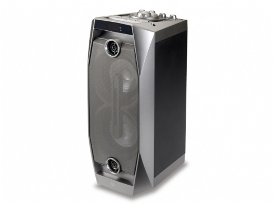 Disco Multimedia-Lautsprecher Bluetooth grau