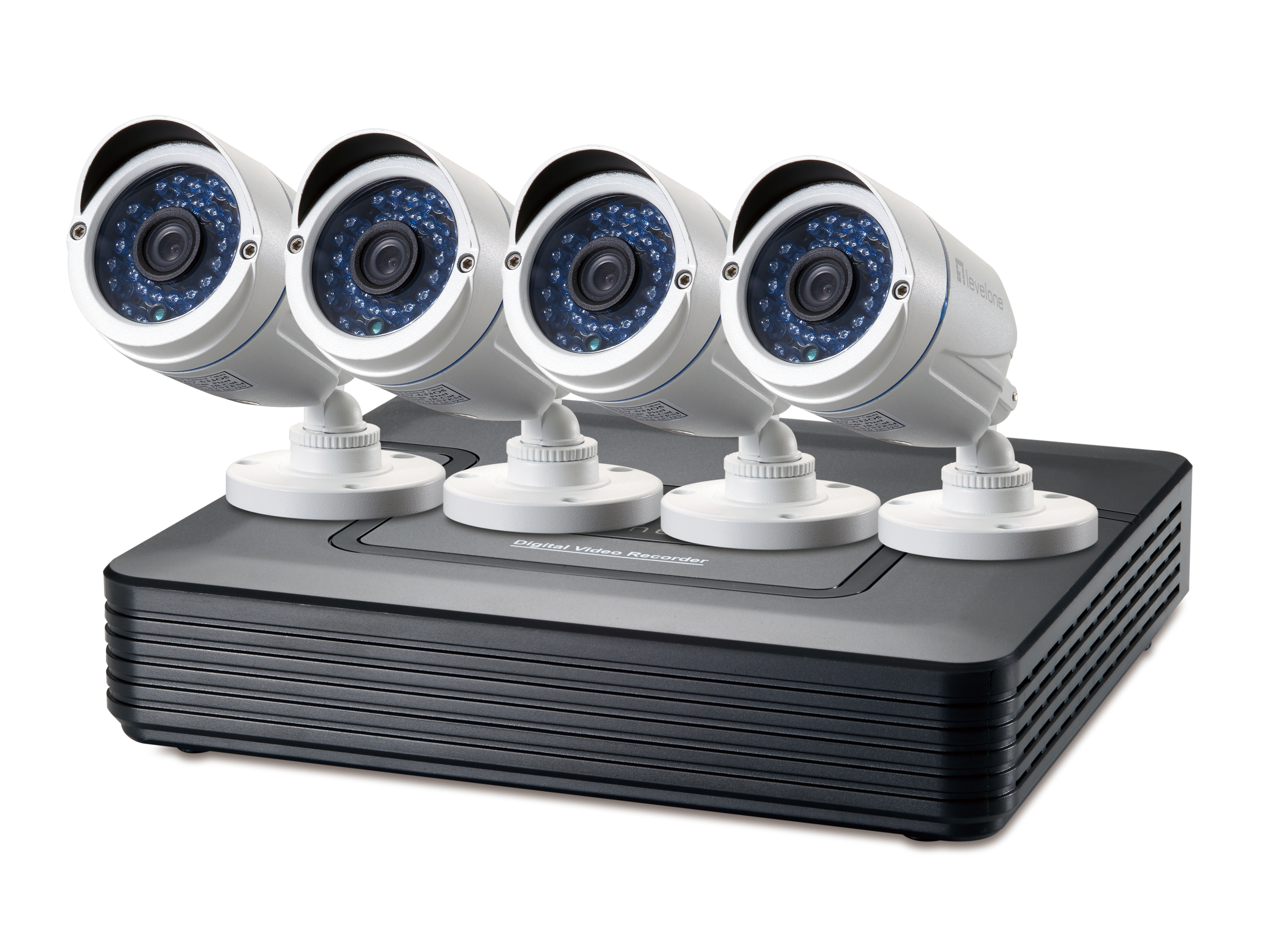 LevelOne DSK-8001 Videoüberwachungskit Verkabelt 4 Kanäle (DSK-8001)