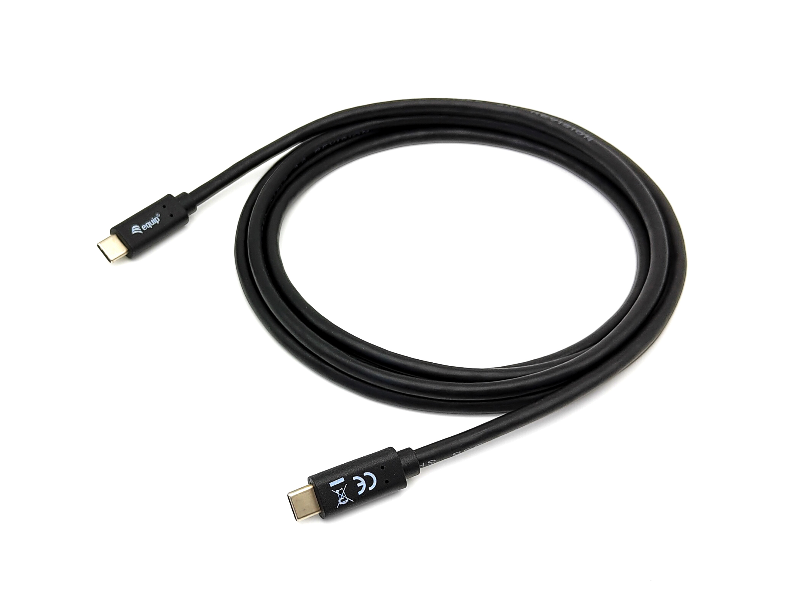 equip USB 3.2 Gen 1x1 Type-C to C M/M 1.0m Black
