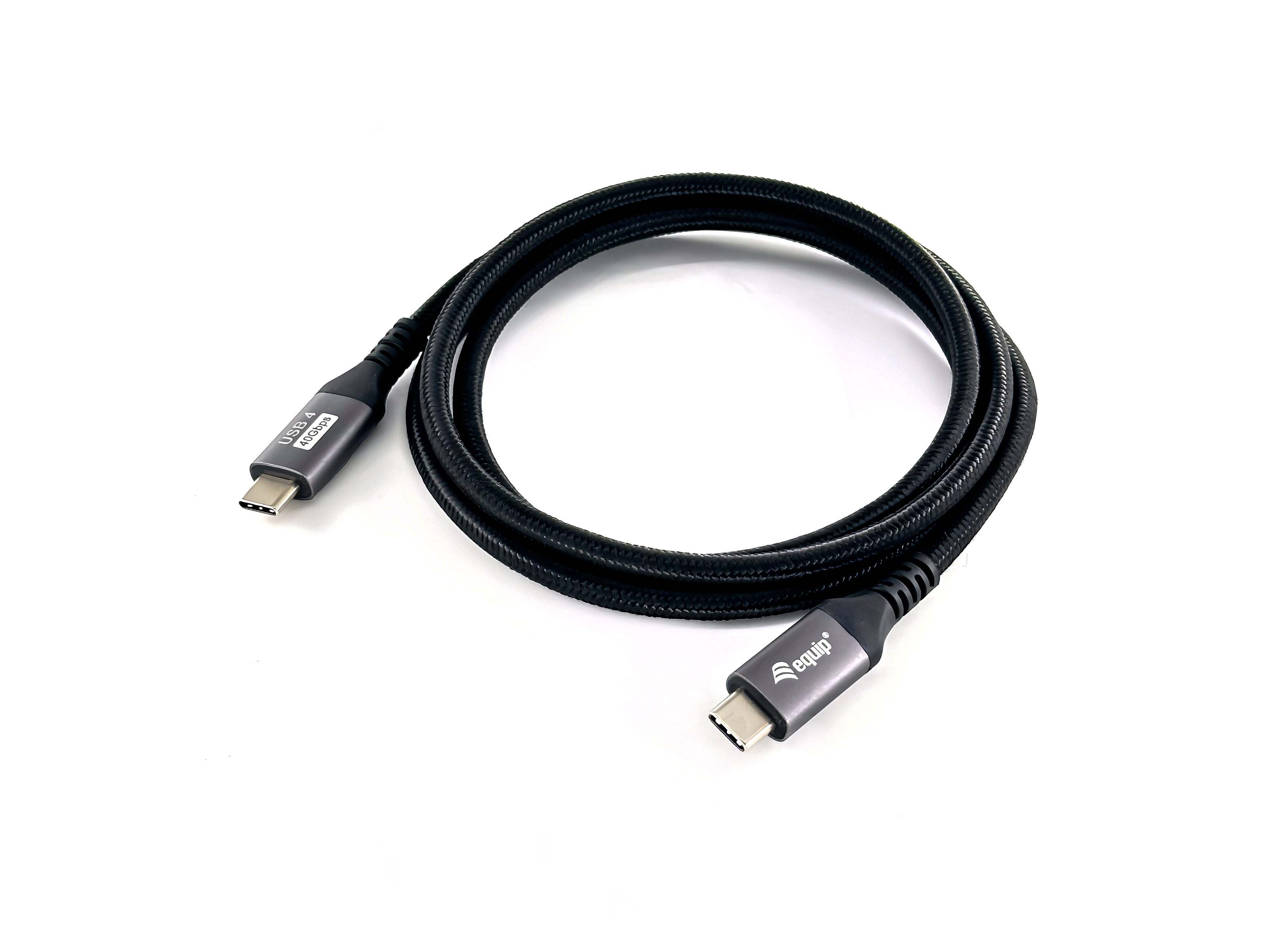 Equip USB Kabel 4.0 C -> C St/St 1.20m schwarz (12381)