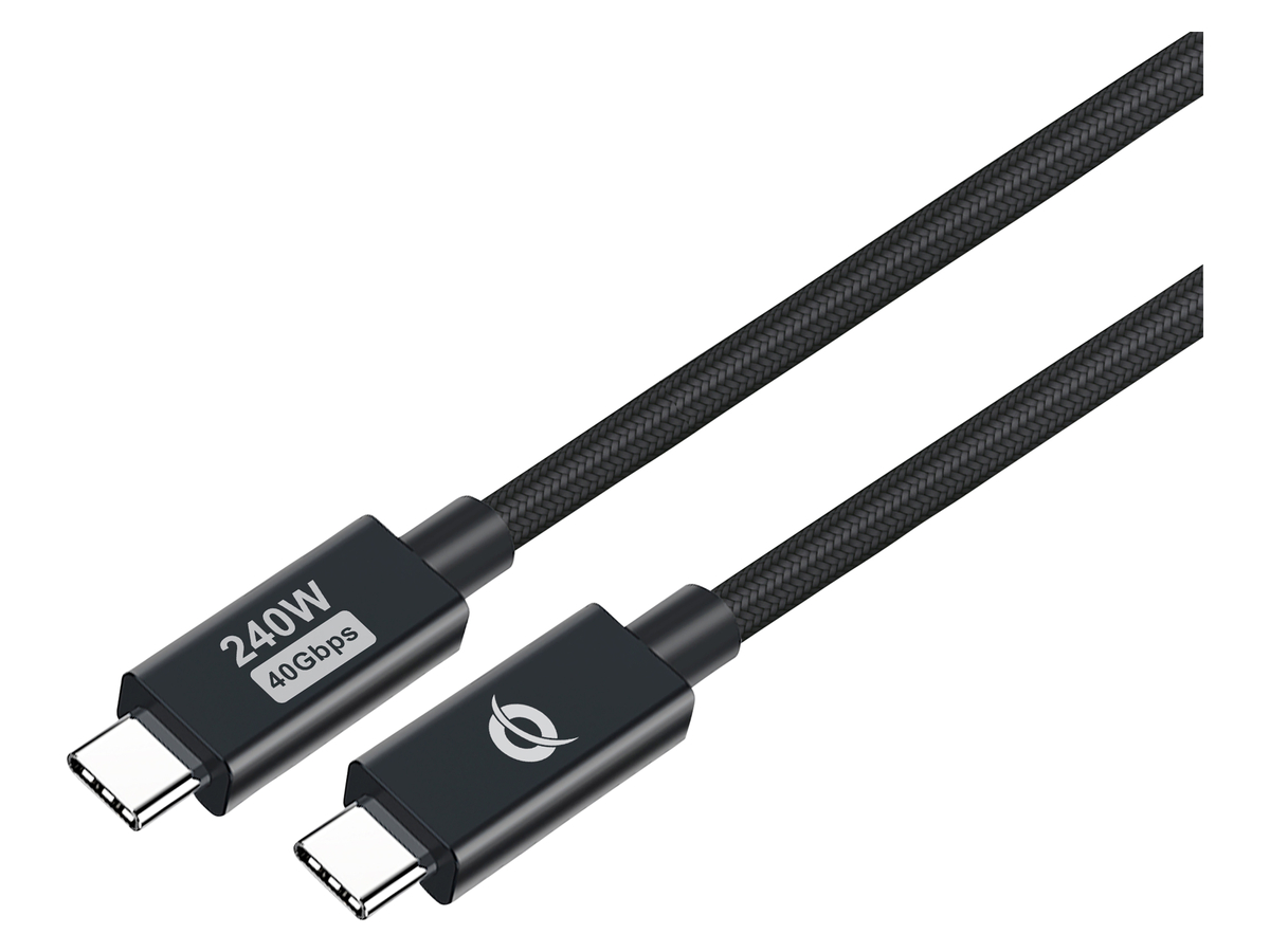 CONCEPTRONIC USB-C Kabel ETTA04B20 240W 2m schwarz 8k