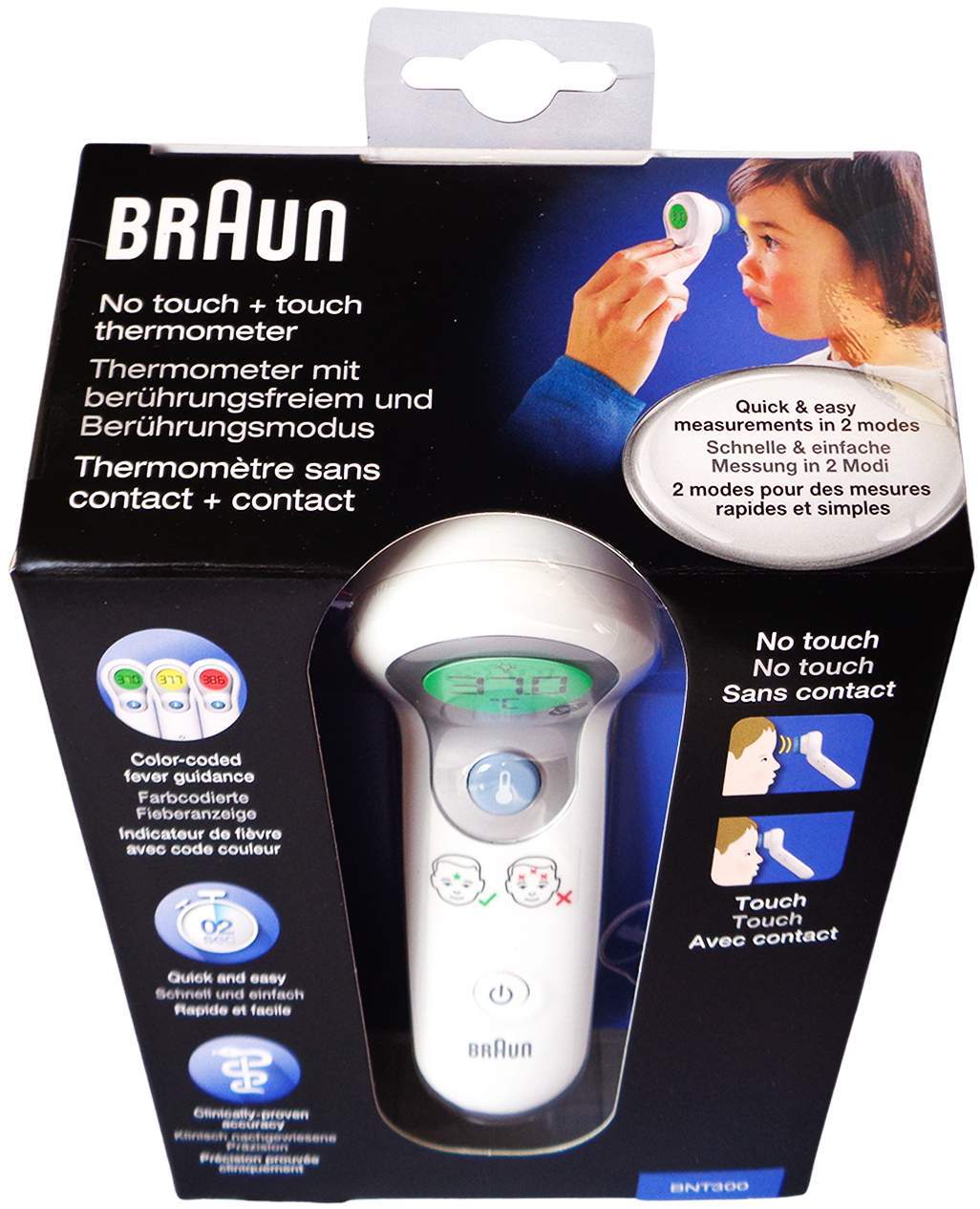 Braun No Touch+touch Stirnthermometer