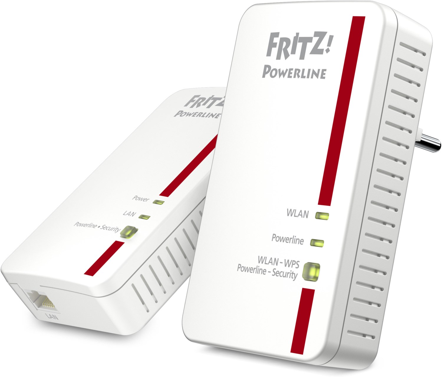 FRITZ!Powerline 1240E WLAN Set weiß/rot