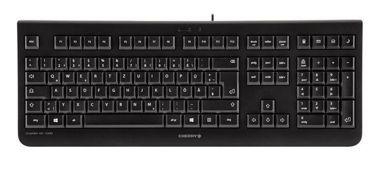 Cherry KC 1000 Tastatur - Spanien - schwarz (JK-0800ES-2)