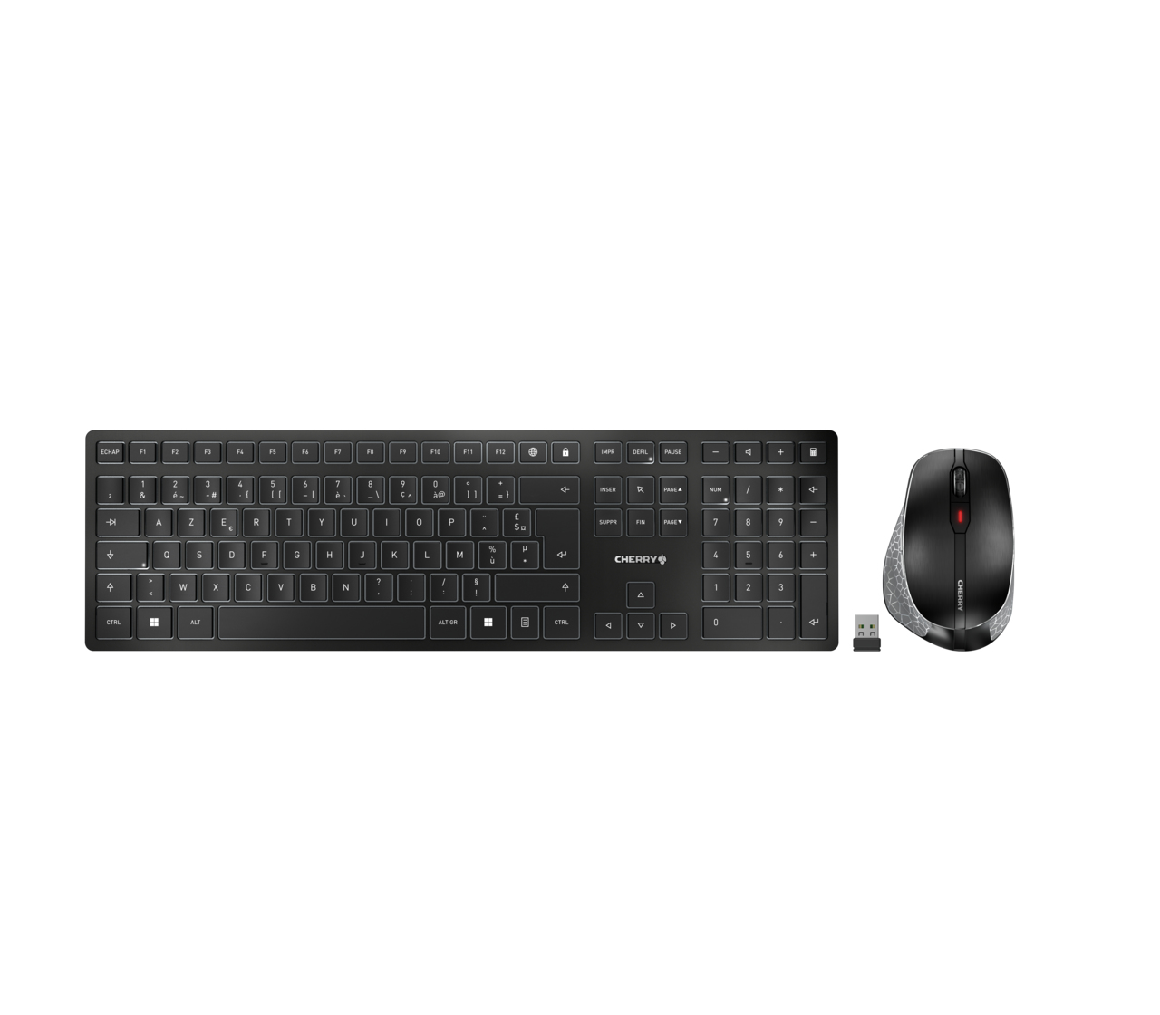CHERRY TAS Desktop-Set DW 9500 SLIM Wireless FR-Layout sw (JD-9500FR-2)