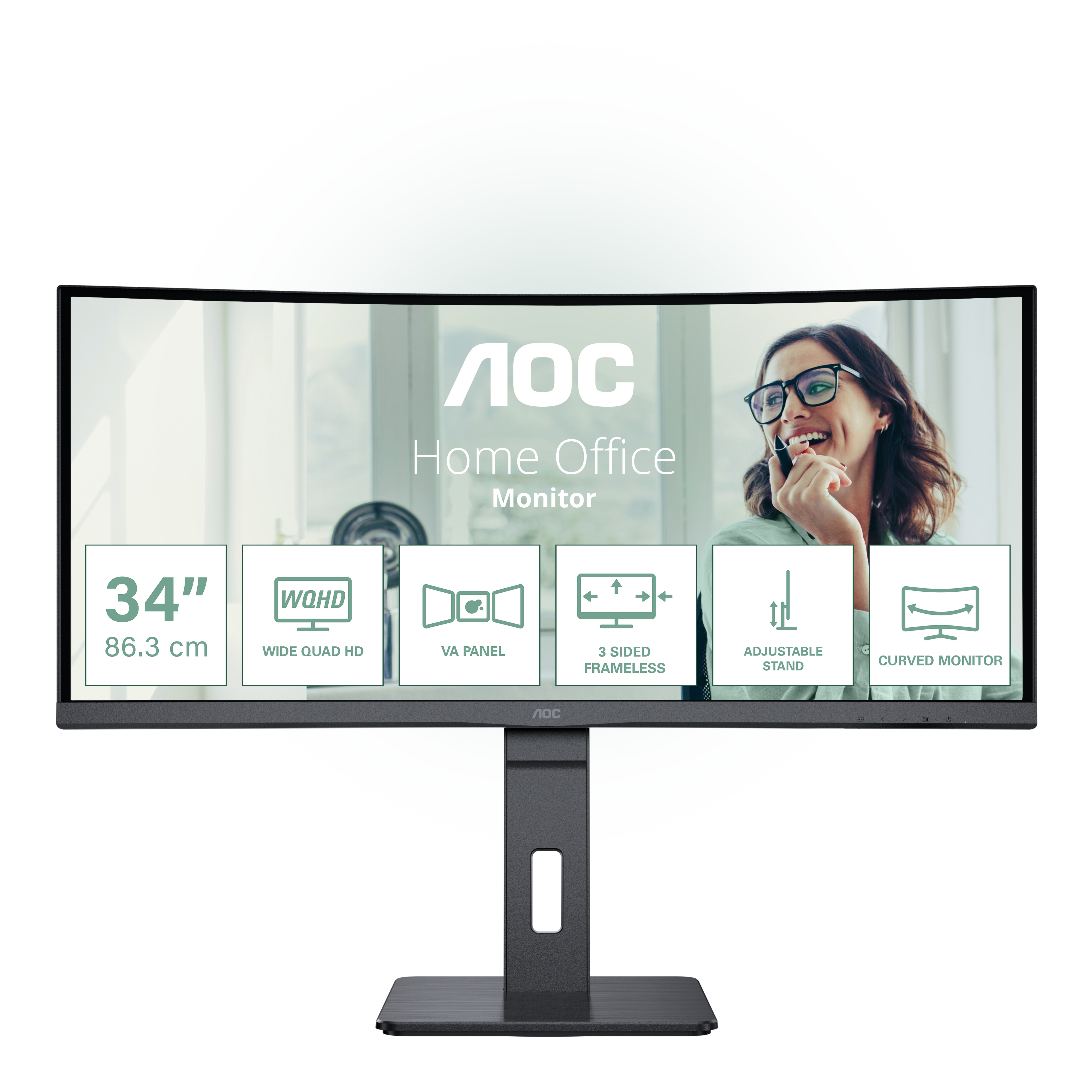 AOC CU34P3CV Monitor 34 Zoll