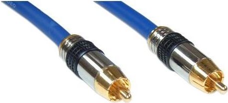 InLine® Cinch Kabel AUDIO, PREMIUM, vergoldete Stecker, 1x Cinch St/St, 20m (89420P)