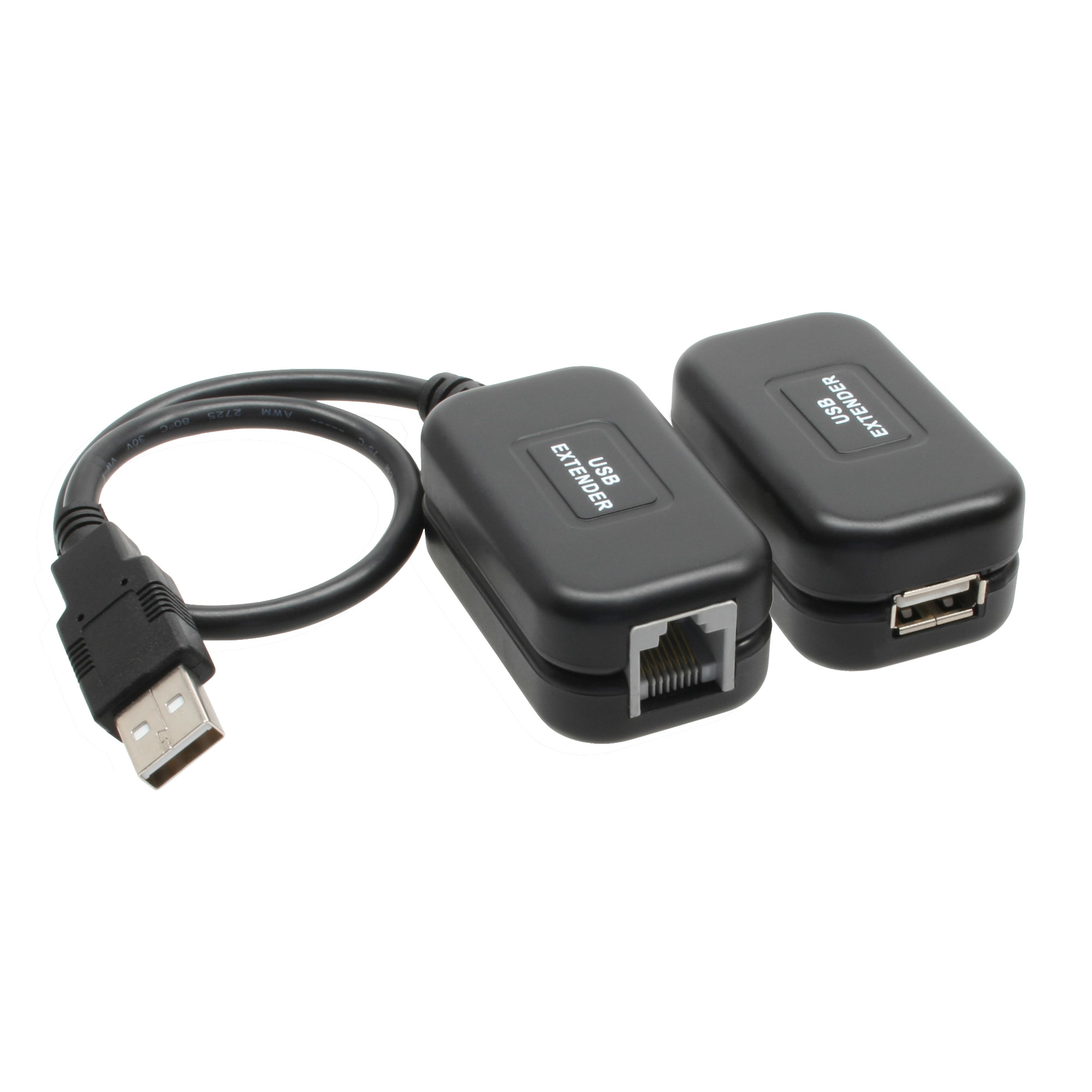 InLine® USB Verlängerung, bis 60m über Netzwerkkabel RJ45 Cat. 5e (33600A)