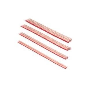 INLINE - Lautsprecherkabel - 2.5 mm² - ohne Stecker bis ohne Stecker - 100 m - durchsichtig