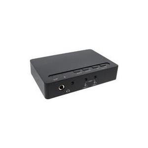 InLine USB SoundBox - Soundkarte - 16-Bit - 48 kHz - 7,1 - USB2.0 (66670B)