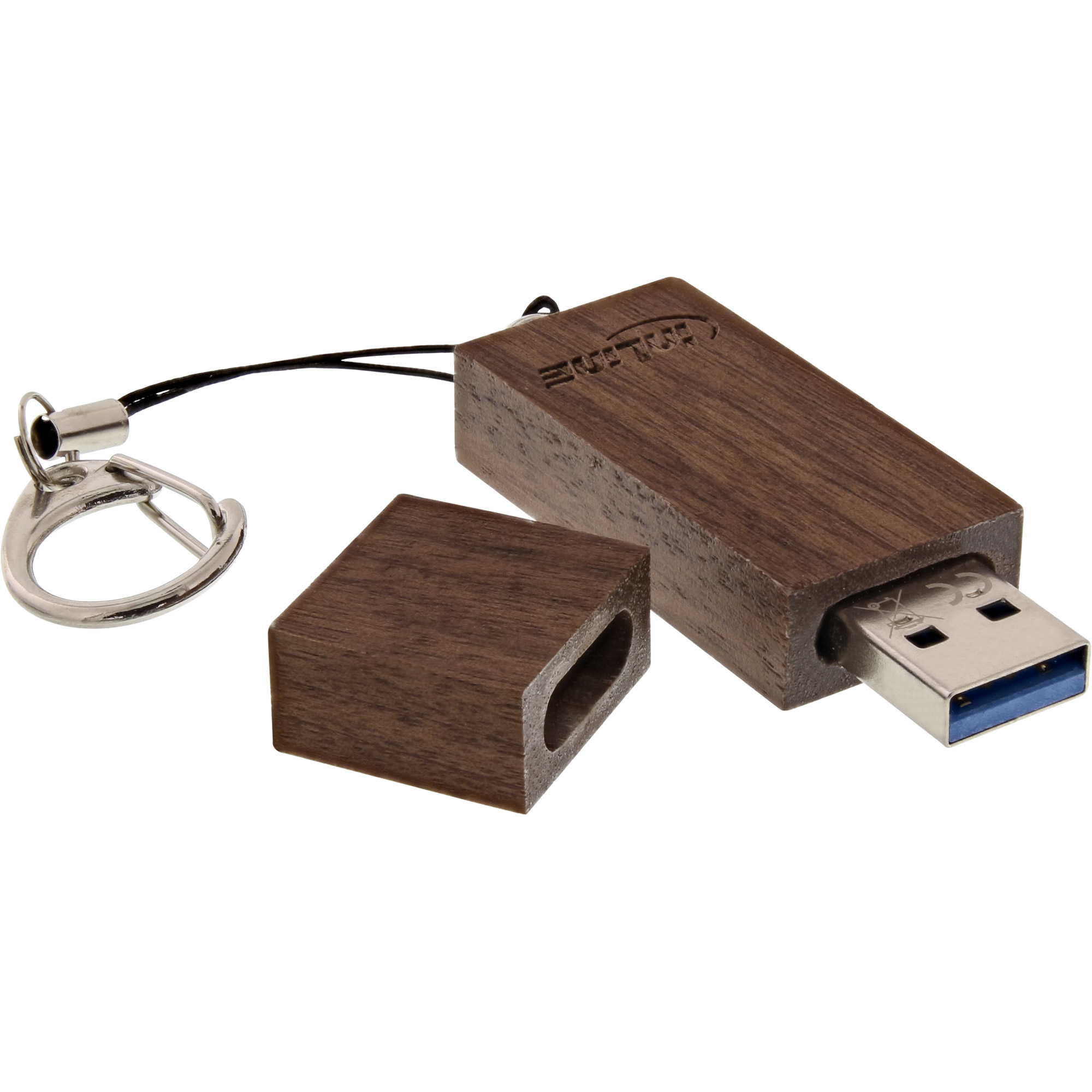 InLine woodstick USB-Stick 64 GB