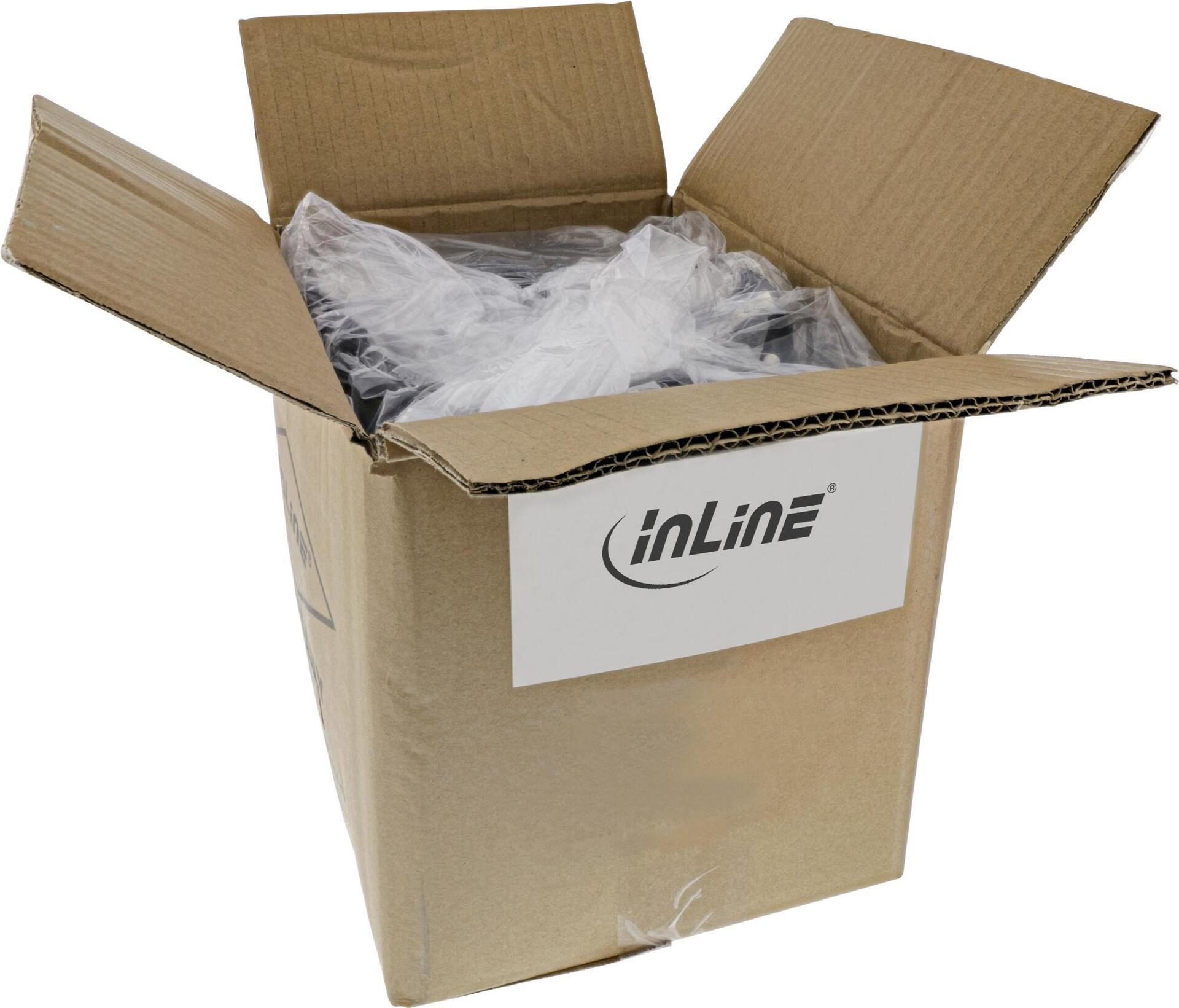 20er Bulk-Pack InLine® DisplayPort Kabel, 4K2K, schwarz, vergoldete Kontakte, 3m (B-17103P)