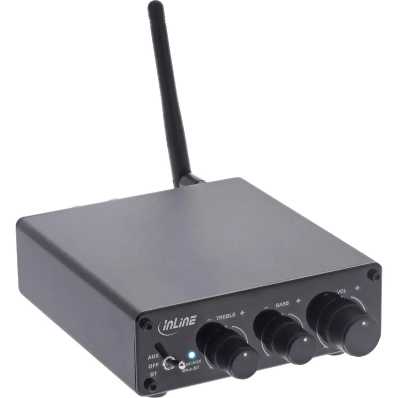 InLine Bluetooth 5.3 Audio Receiver mit 96 Watt Verstärker (99209L) (geöffnet)
