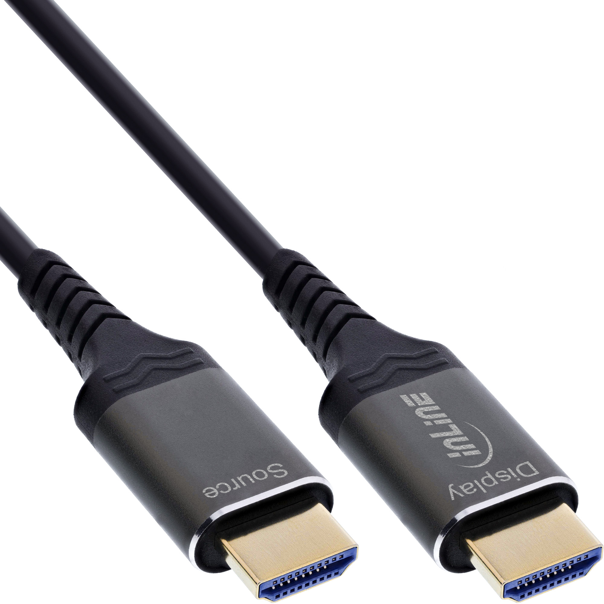 InLine HDMI AOC Kabel - Ultra High Speed HDMI Kabel - 8K - Aluminium - 15m (17915X)