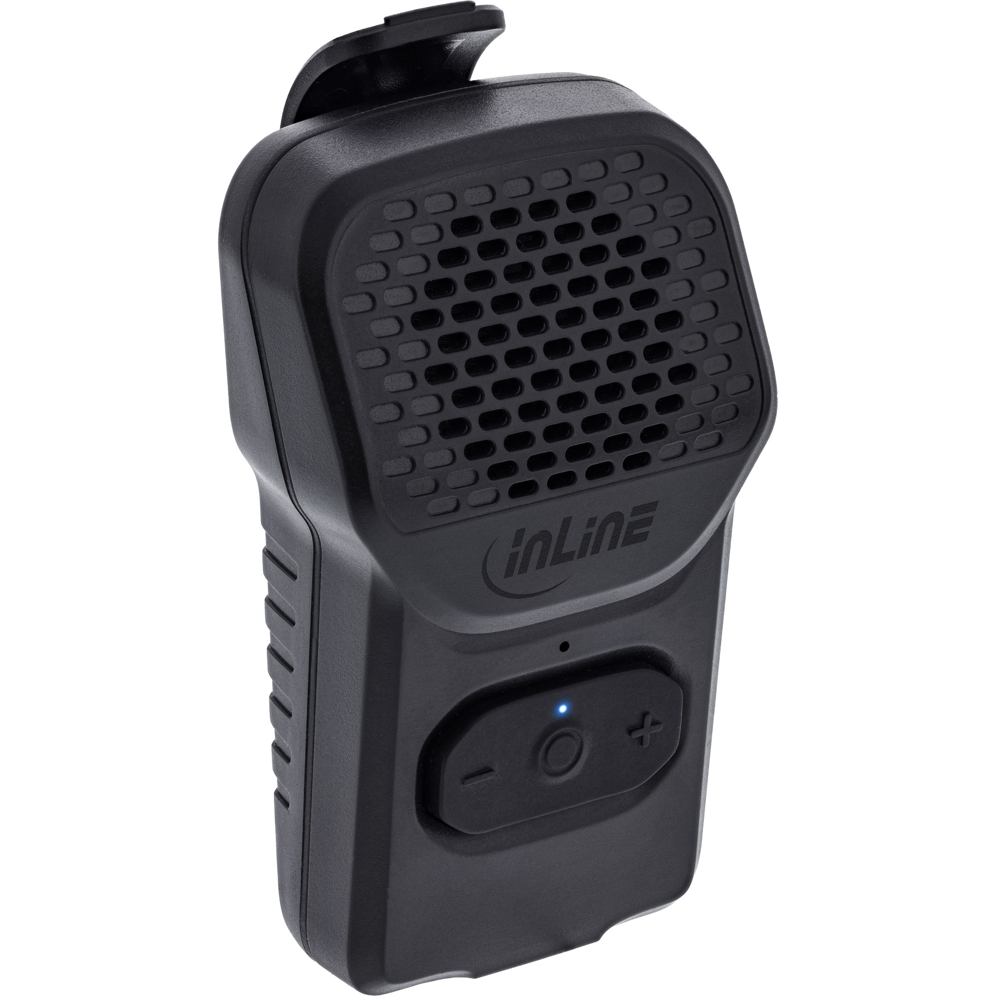 InLine® ClipTone, tragbarer Bluetooth Lautsprecher, Clip, Freisprecheinrichtung (55383)