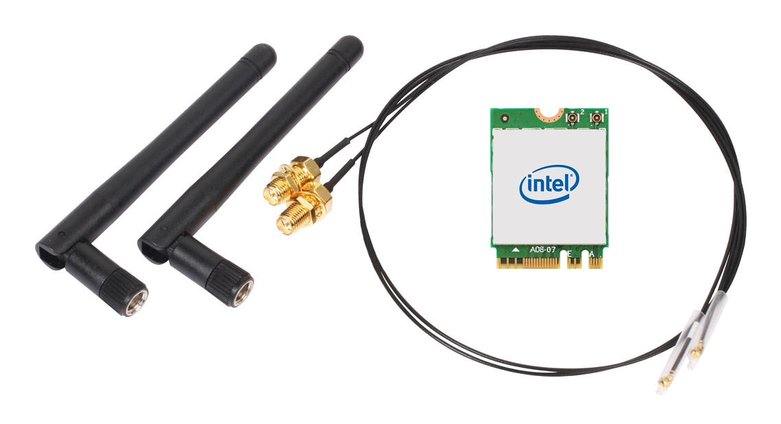 Shuttle WLN-M22 WLAN-Kit M.2 Intel AX210 Wi-Fi 6E Bluetooth 5.2 für Cube PCs
