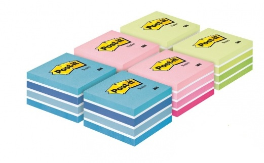 Post-it Haftnotizen Standard 2028x6 farbsortiert - 6 Stück