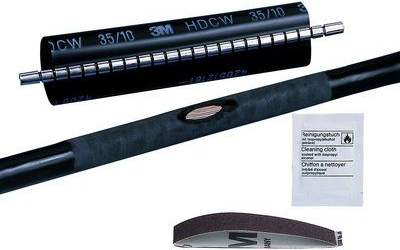 3M HDCW-110/30-500 - Schrumpfschlauch - Schwarz - 50 cm - 12 cm - 1 Stück(e) - 2,8 cm (DE272909941)
