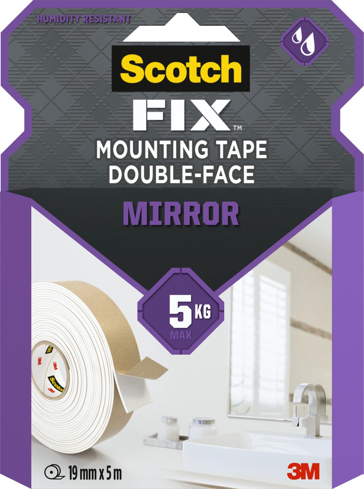 Scotch FIX™ MIRROR doppelseitiges Klebeband