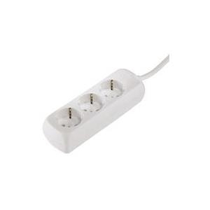 Hama - Steckdosenleiste - 3 Ausgangsstecker - Weiß