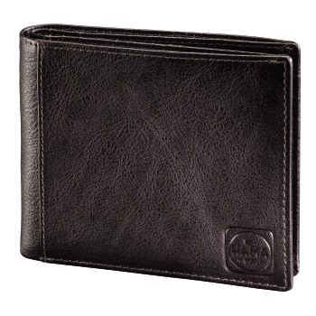Hama Est. 1923 Amsterdam Leder-Kreditkarten-Geldbörse H31C Rustic Dark Brown