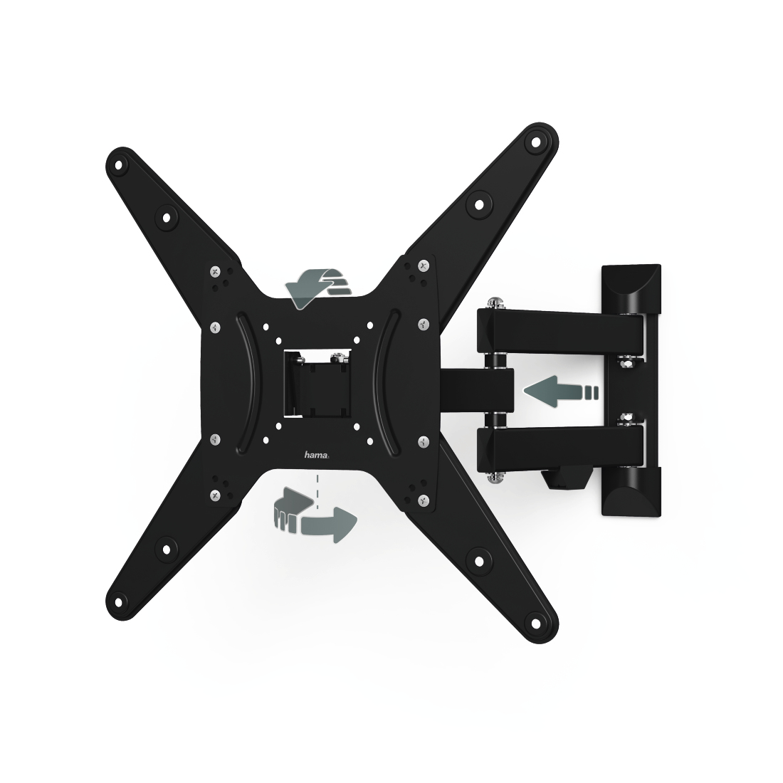 TV-Wandhalterung Fullmotion 65" schwarz
