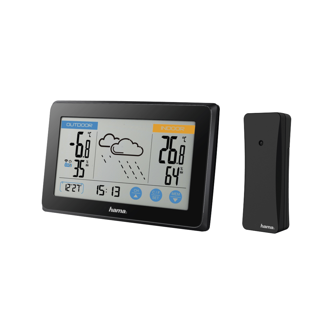 hama 186314 Wetterstation schwarz