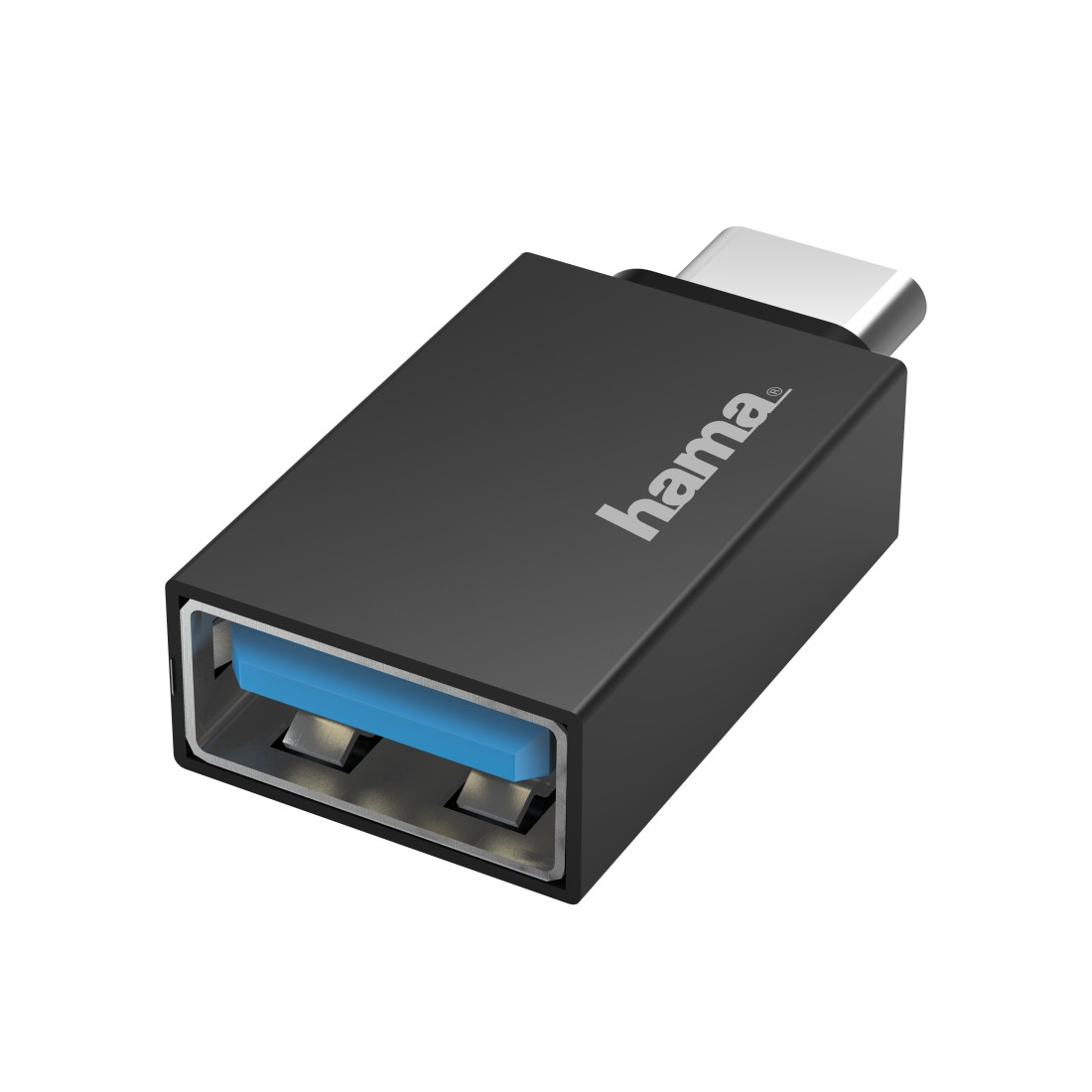 USB-C-OTG auf USB-A-Adapter schwarz