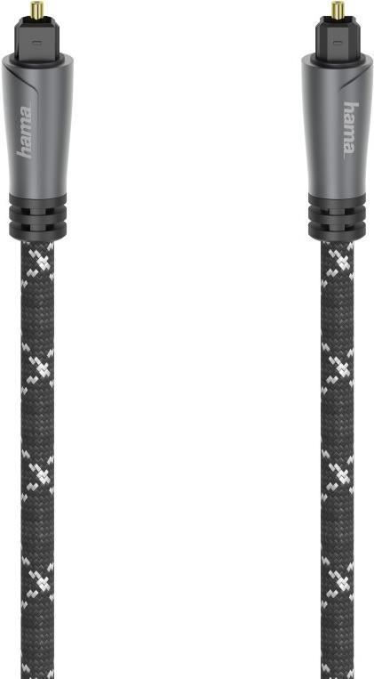 Hama Audio-Lichtleiter-Kabel, ODT-Stecker (Toslink), Metall, 3,0 m (00205140)