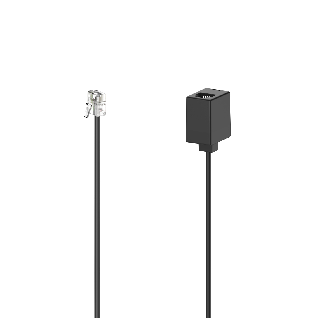 Verlängerungskabel (6m) Modular-St. 6p6c>Modular-Bu. 6p6c schwarz