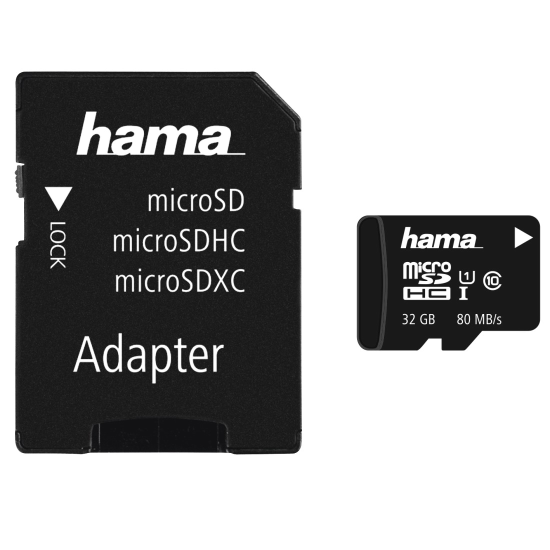 microSDHC (32GB) Class 10 + Adapter Speicherkarte