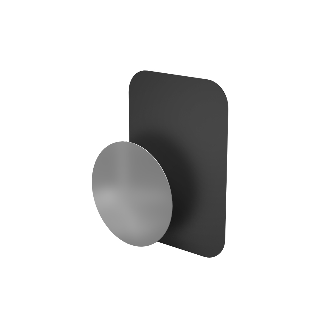 hama Ersatz-Metallplatten für hama KFZ-Halterung Magnet schwarz, Metall, 1 St.