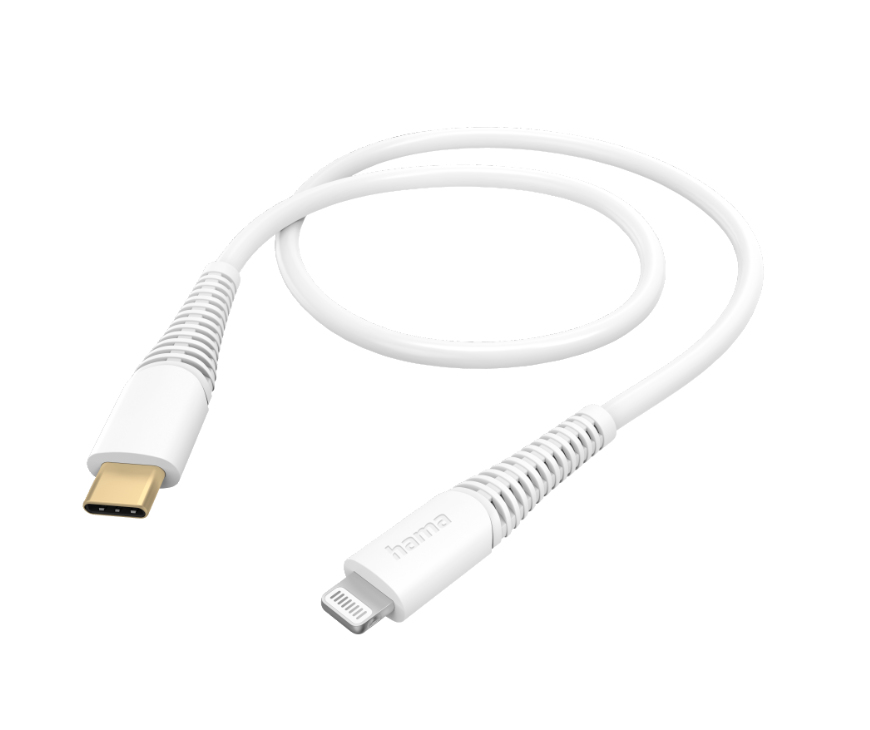 Ladekabel (1,5m) USB-C>Lightning weiß