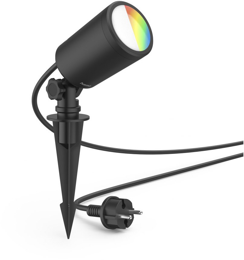 WLAN-Gartenstrahler schwarz