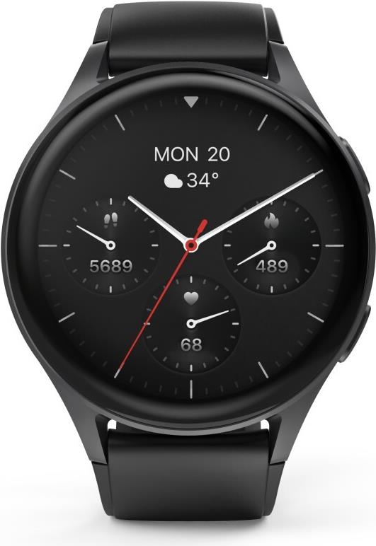 Hama Smartwatch 8900 3,63 cm (1.43) AMOLED 45 mm Digital 466 x 466 Pixel Touchscreen Schwarz GPS (00178611)