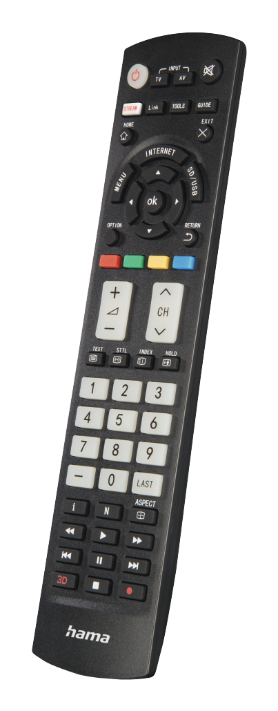 Universal-Fernbedienung für Panasonic TVs schwarz
