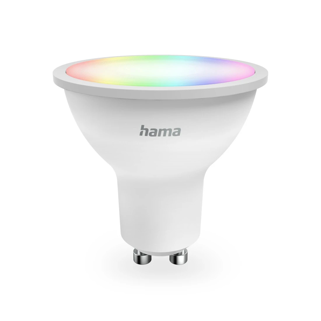 hama LED-Lampe Smarte WLAN GU10 GU10 5 W WLAN, für Sprach- / App-Steuerung, 1 St.