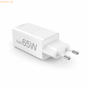 Hama Schnell-Ladegerät 00201994 2xUSB-C PD 65W weiß