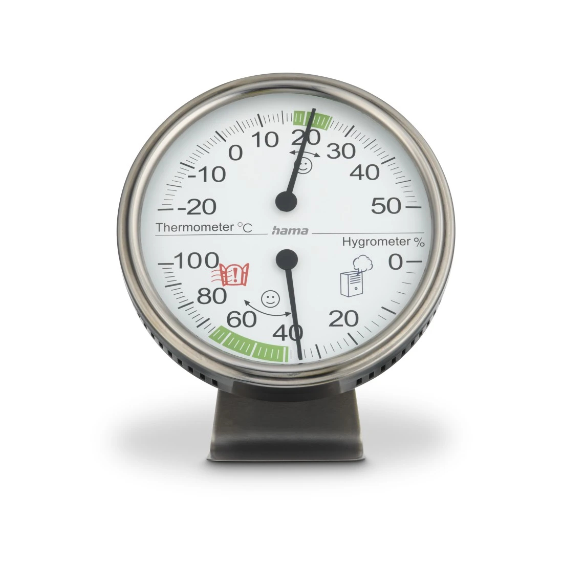 hama Tahiti Thermometer silber