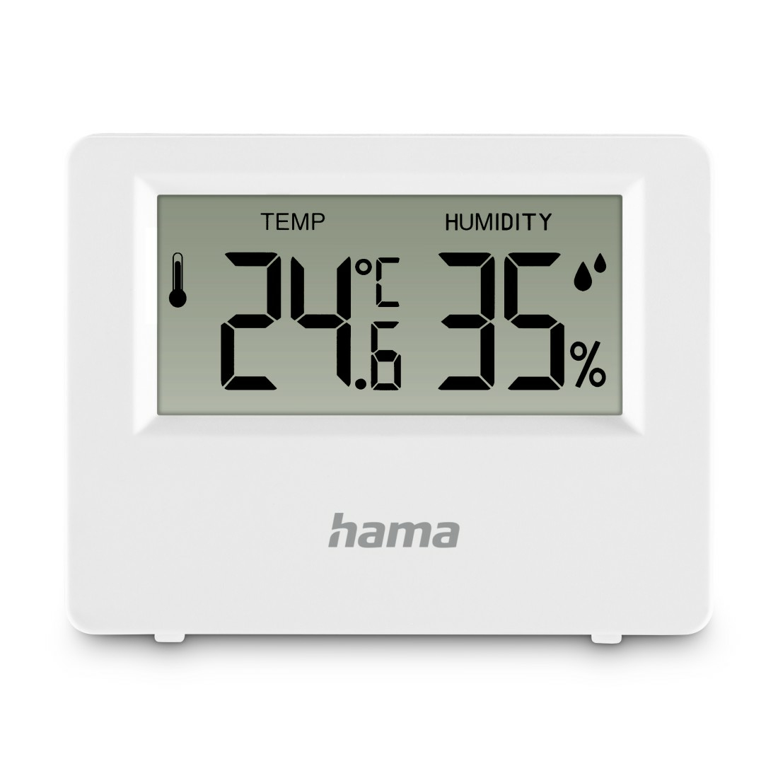 hama Ebro Thermometer weiß