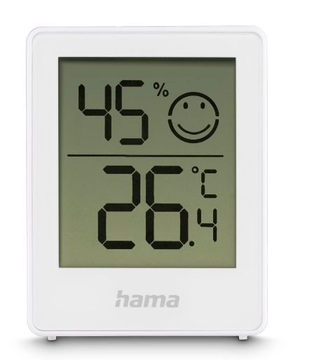 hama Baros Thermometer weiß