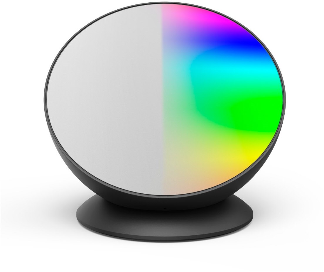 Smarte LED-Tischleuchte schwarz