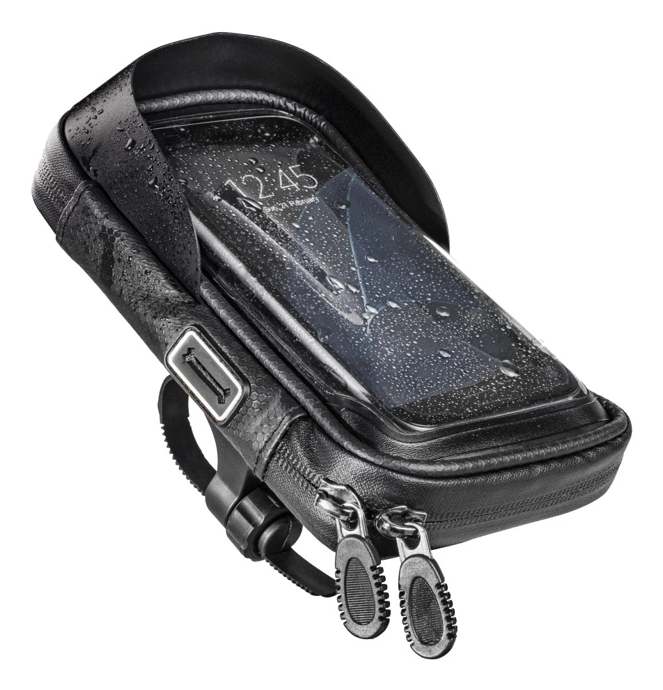 Handy Fahrrad-/Motorrad-Tasche schwarz