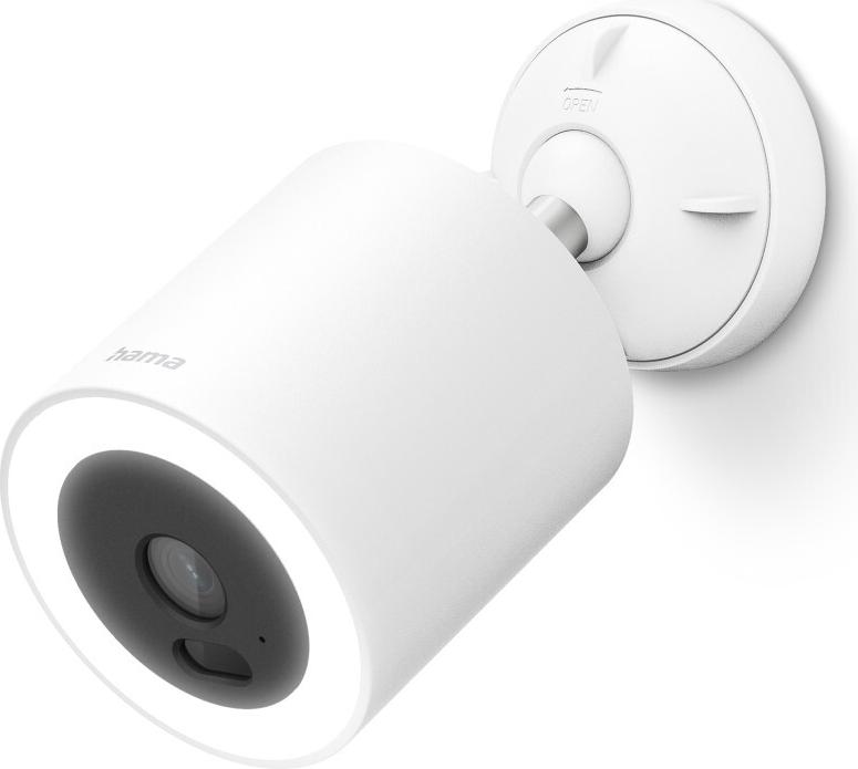 Hama Smarte Überwachungskamera mit Licht u. Bewegungsmelder, WLAN, für außen (00176670)