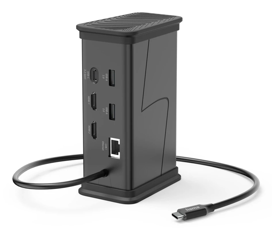 USB-C-Docking-Station 9 Ports schwarz