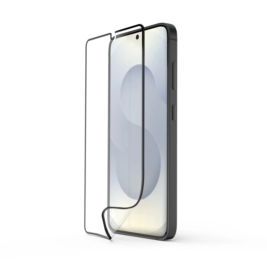 Hama Handy-Schutzglas Super Hybrid für Samsung Galaxy S26, Montagehilfe (00233308)