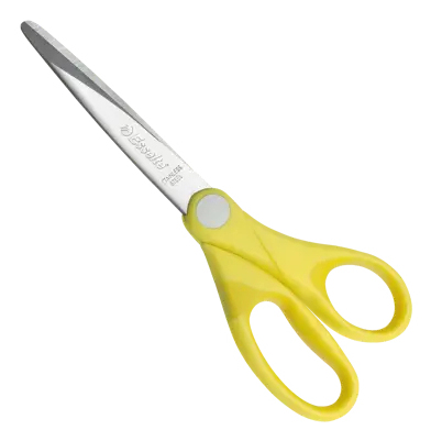 5 x Esselte Schere Colour'Ice Stahl 18cm gelb