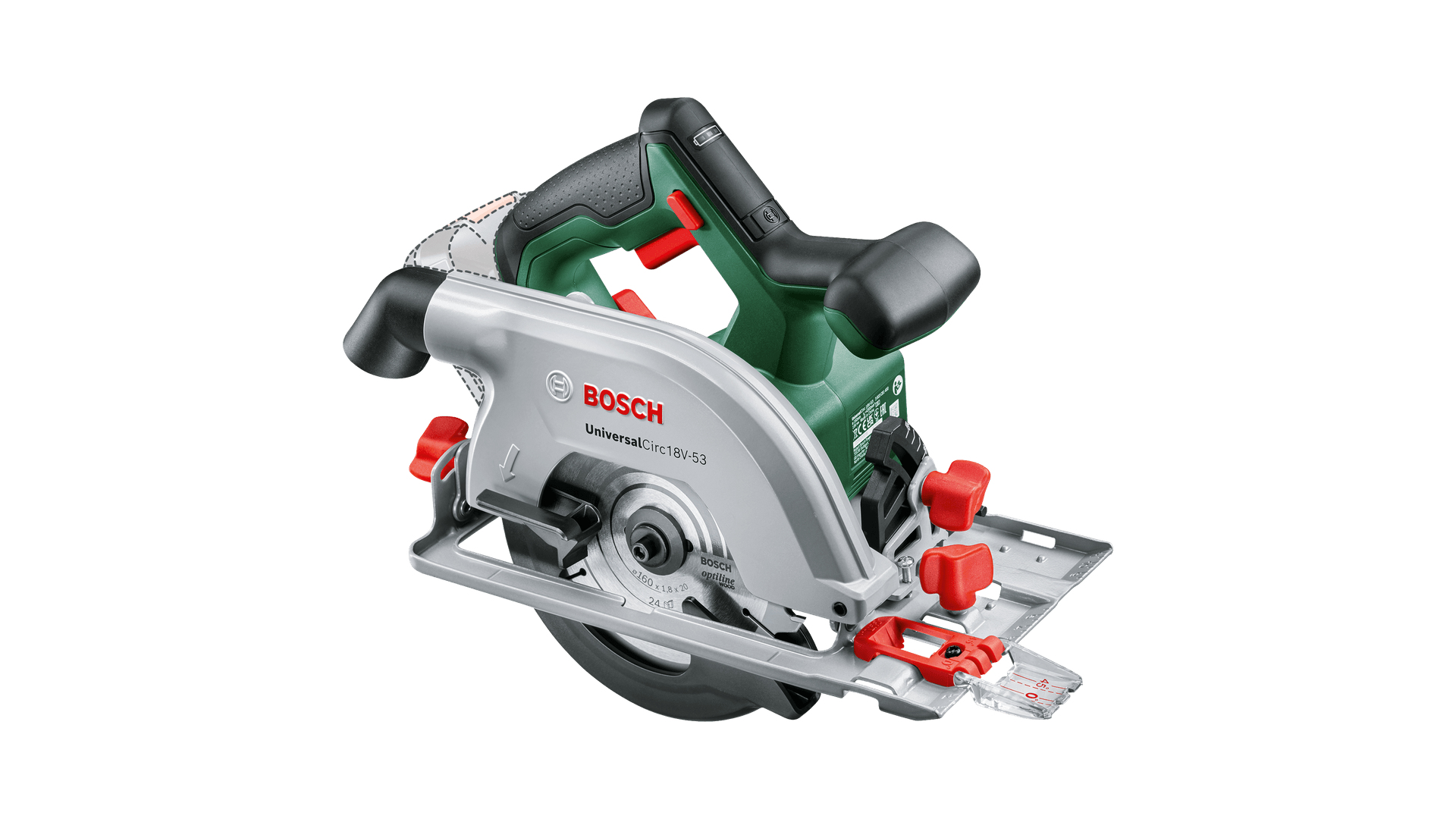 BOSCH Home & Garden UniversalCirc 18V-53 Akku-Handkreissäge 18,0 V, ohne Akku